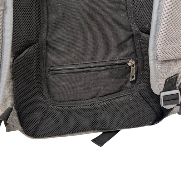 Cisco Raffi Backpack Diaper Bag Unisex Light Grey Many Pockets 15" - Picture 14 of 15